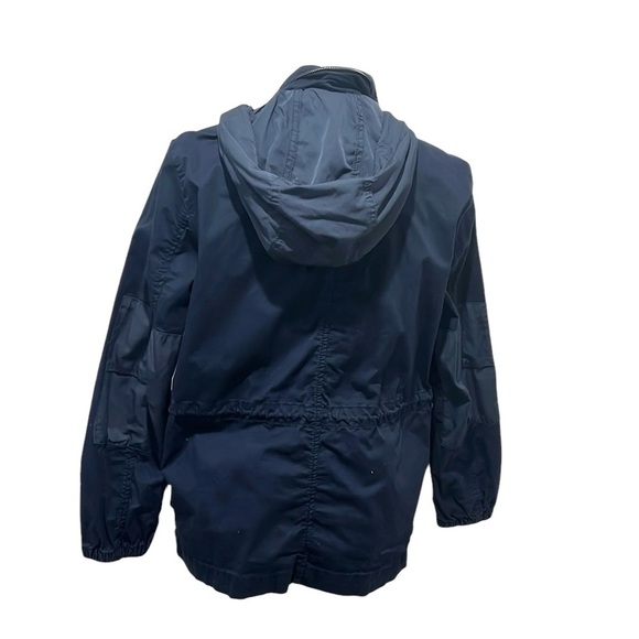 Gap women’s navy blue lightweight hooded utility jacket Size Large - Picture 2 of 8